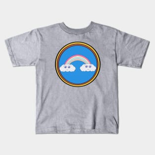 Clouds and rainbow Kids T-Shirt